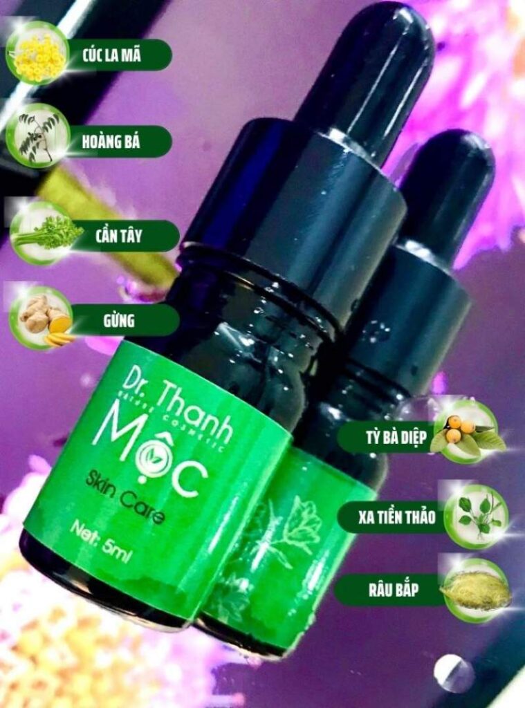 Dr. Thanh Mộc có làm sưng đỏ hay bong tróc da không